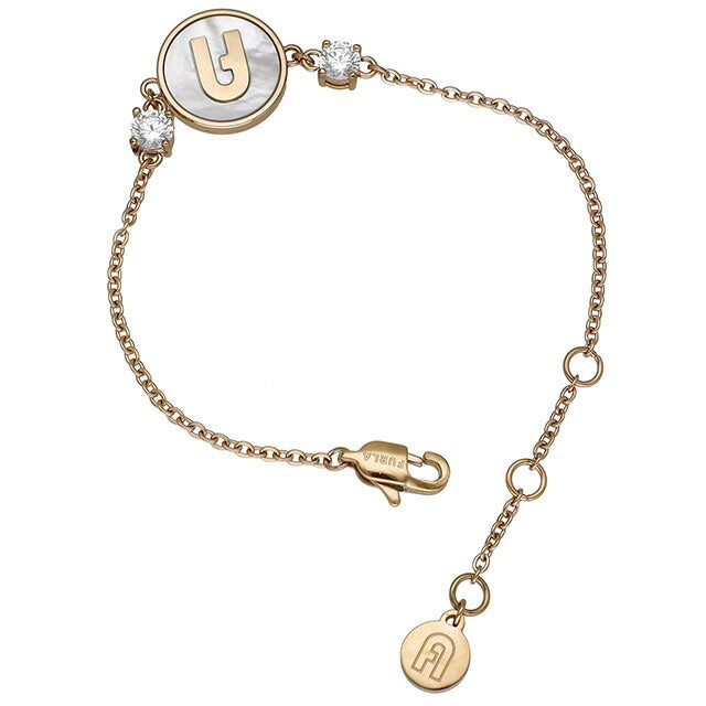 フルラ ブレスレット レディース ブランド FURLA ストーンズ ロゴ FJ4004BTU ピンクゴールド アクセサリー FJ4004BTU