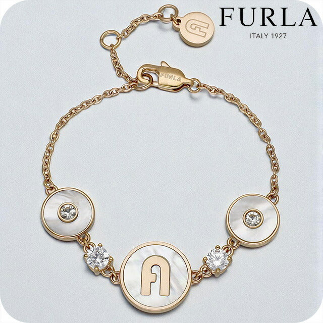 フルラ ブレスレット レディース ブランド FURLA ストーンズ ロゴ FJ4010BTU ピンクゴールド アクセサリー FJ4010BTU
