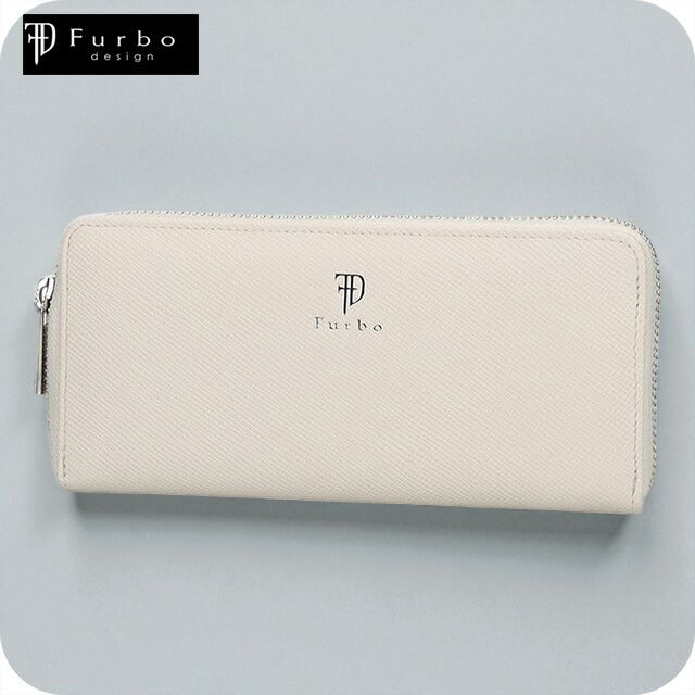フルボ 長財布 メンズ レディース ブランド Furbo 革 レザーウォレット 小銭入れあり FRB150 ホワイト 財布 FRB150-WH