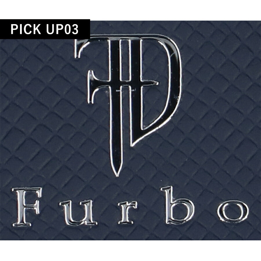 フルボ 二つ折り財布 メンズ レディース ブランド Furbo 革 レザーウォレット 小銭入れあり FRB151 ネイビー 財布 FRB151-NV