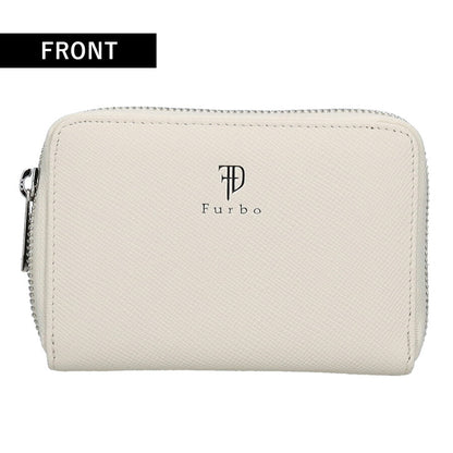 フルボ 二つ折り財布 メンズ レディース ブランド Furbo 革 レザーウォレット 小銭入れあり FRB151 ホワイト 財布 FRB151-WH