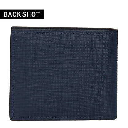 フルボ 二つ折り財布 メンズ レディース ブランド Furbo 革 レザーウォレット 小銭入れあり FRB152 ネイビー 財布 FRB152-NV
