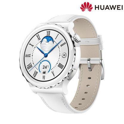 ファーウェイ WATCH GT3 Pro 43mm Silver 充電式クオーツ スマートウォッチ メンズ レディース Bluetooth 革ベルト HUAWEI FRG-B19 デジタル 記念品 ギフト FRG-B19-SV
