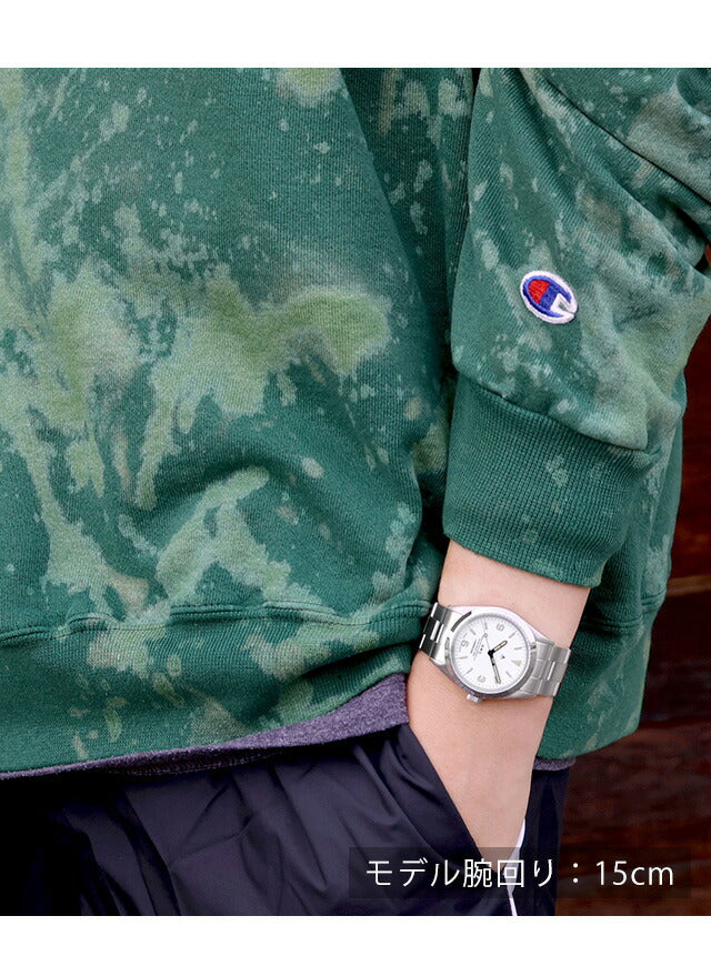 【新品】 NAVAL WATCH 腕時計 ユニセックス FRXF003 Produced by LOWERCASE クォーツ 電池式（VH31） ホワイトxシルバー アナログ表示 Naval Watch Produced By LOWERCASE FRXF003 Sweep Second Sec.hands