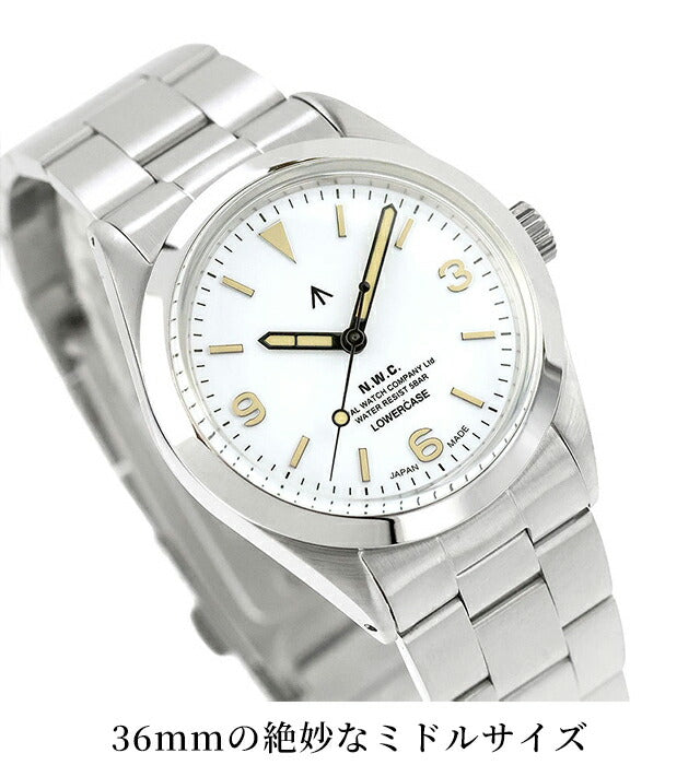 【新品】 NAVAL WATCH 腕時計 ユニセックス FRXF003 Produced by LOWERCASE クォーツ 電池式（VH31） ホワイトxシルバー アナログ表示 NAVAL WATCH（ナバルウォッチ） Produced by LOWERCASE クォーツ 電池