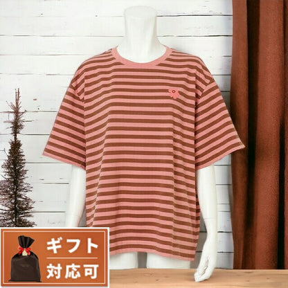 マリメッコ marimekko 091126 846 M ウニッコ ワンポイント ボーダー柄 クルーネック ドロップショルダー 半袖 Tシャツ Mサイズ 記念品 プレゼント ギフト FTMM00445L