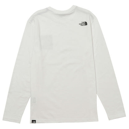 ザ ノースフェイス THE NORTH FACE NF0A37FT FN4 L ロングスリーブ ファイン Tシャツ ボックスロゴ Lサイズ ホワイト FTNF00048M