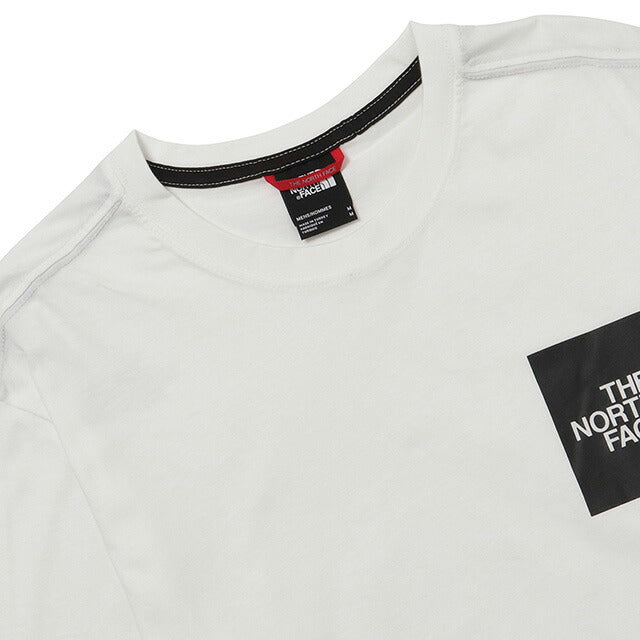 ザ ノースフェイス THE NORTH FACE NF0A37FT FN4 L ロングスリーブ ファイン Tシャツ ボックスロゴ Lサイズ ホワイト FTNF00048M