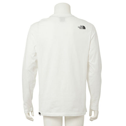 ザ ノースフェイス THE NORTH FACE NF0A37FT FN4 L ロングスリーブ ファイン Tシャツ ボックスロゴ Lサイズ ホワイト FTNF00048M