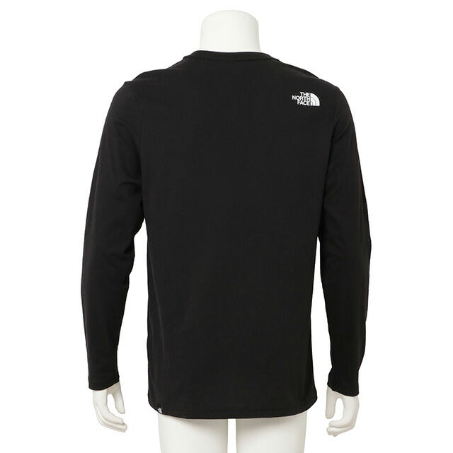 ザ ノースフェイス THE NORTH FACE NF0A37FT JK3 L ロングスリーブ ファイン Tシャツ ボックスロゴ Lサイズ ブラック FTNF00050M