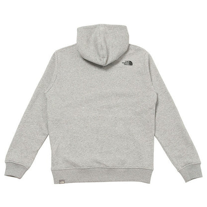 ザ ノースフェイス THE NORTH FACE NF0A5ICX DYX M ファイン フーディ プルオーバー パーカー 裏起毛 ボックスロゴ Mサイズ ライトグレー FTNF00051M