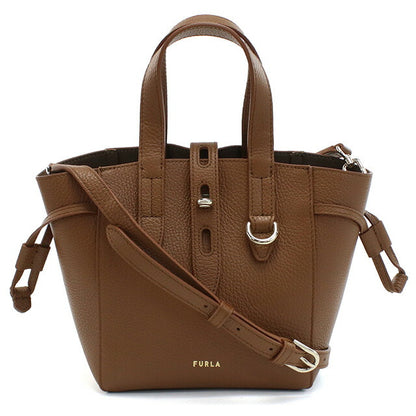 フルラ ハンドバッグ レディース ブランド FURLA FURLA NET レザー ブルガリア BASRFUA COGNAC ブラウン系 バッグ FURBASRFUA011