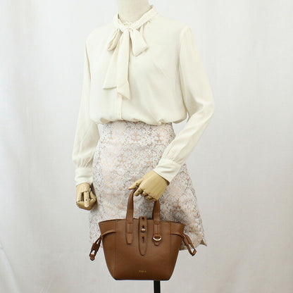 フルラ ハンドバッグ レディース ブランド FURLA FURLA NET レザー ブルガリア BASRFUA COGNAC ブラウン系 バッグ FURBASRFUA011