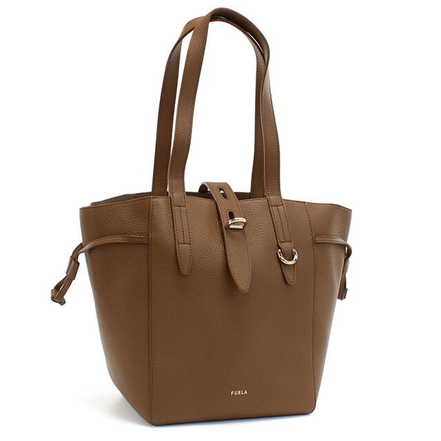 BG-1【極美品】FURLA フルラ レザートートバッグ ダークブラウン（濃茶） フルラ トートバッグ レディース ブランド FURLA FURLA NET レザー