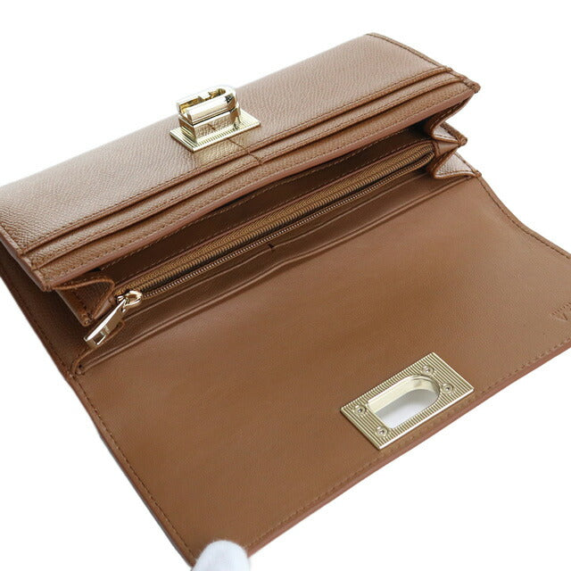 フルラ 長財布ニ折小銭入付き レディース ブランド レザー PCV0ACO COGNAC ブラウン系 財布 FURPCV0ACO021