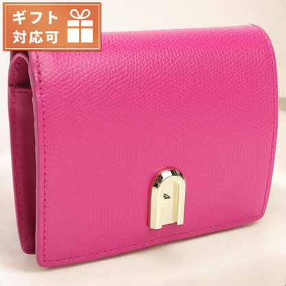 フルラ 二つ折り財布 レディース ブランド FURLA FURLA 1927 レザー 中国&lt;br&gt;外側:ファスナー開閉 PDF7ACO PEONIA FUXIA ピンク系 財布 FURPDF7ACO011