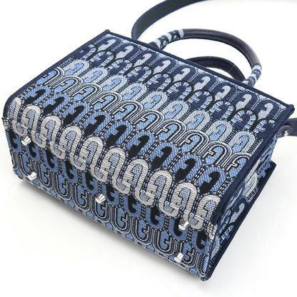 フルラ トートバッグ レディース ブランド FURLA FURLA OPPORTUNITY WB00352 TONI BLU DENIM ブルー系 マルチカラー バッグ FURWB00352011