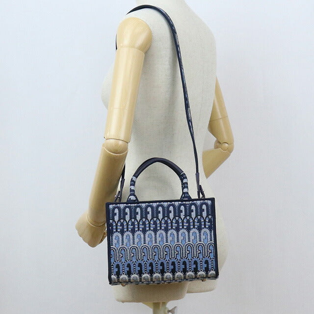 フルラ トートバッグ レディース ブランド FURLA FURLA OPPORTUNITY WB00352 TONI BLU DENIM ブルー系 マルチカラー バッグ FURWB00352011