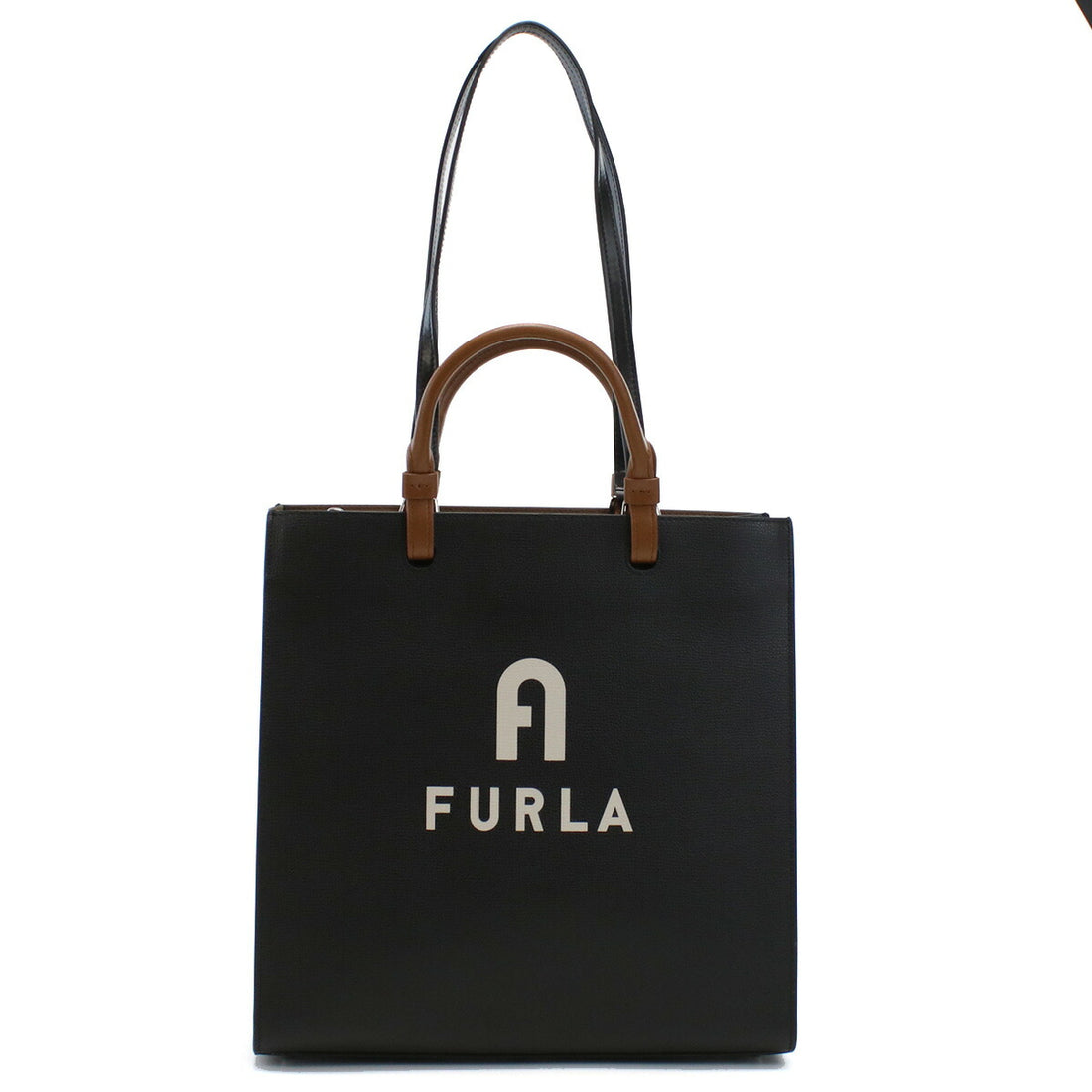 フルラ トートバッグ レディース レザー WB00728 NERO+PERLA ブラック バッグ FURWB00728011