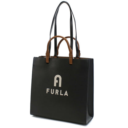 フルラ トートバッグ レディース レザー WB00728 NERO+PERLA ブラック バッグ FURWB00728011