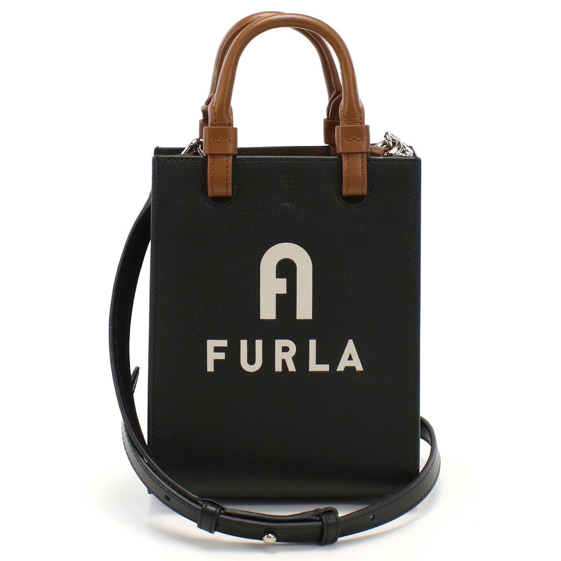 フルラ ハンドバッグ レディース レザー WB00729 NERO+PERLA ブラック バッグ FURWB00729011