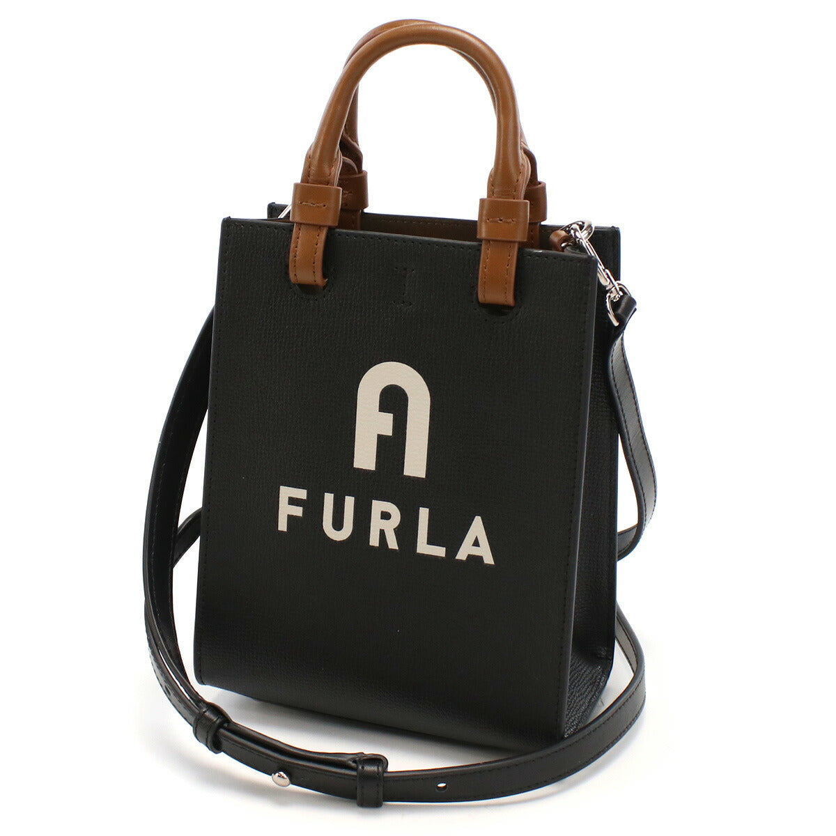 フルラ ハンドバッグ レディース レザー WB00729 NERO+PERLA ブラック バッグ FURWB00729011