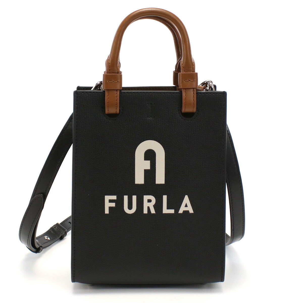 フルラ ハンドバッグ レディース レザー WB00729 NERO+PERLA ブラック バッグ FURWB00729011