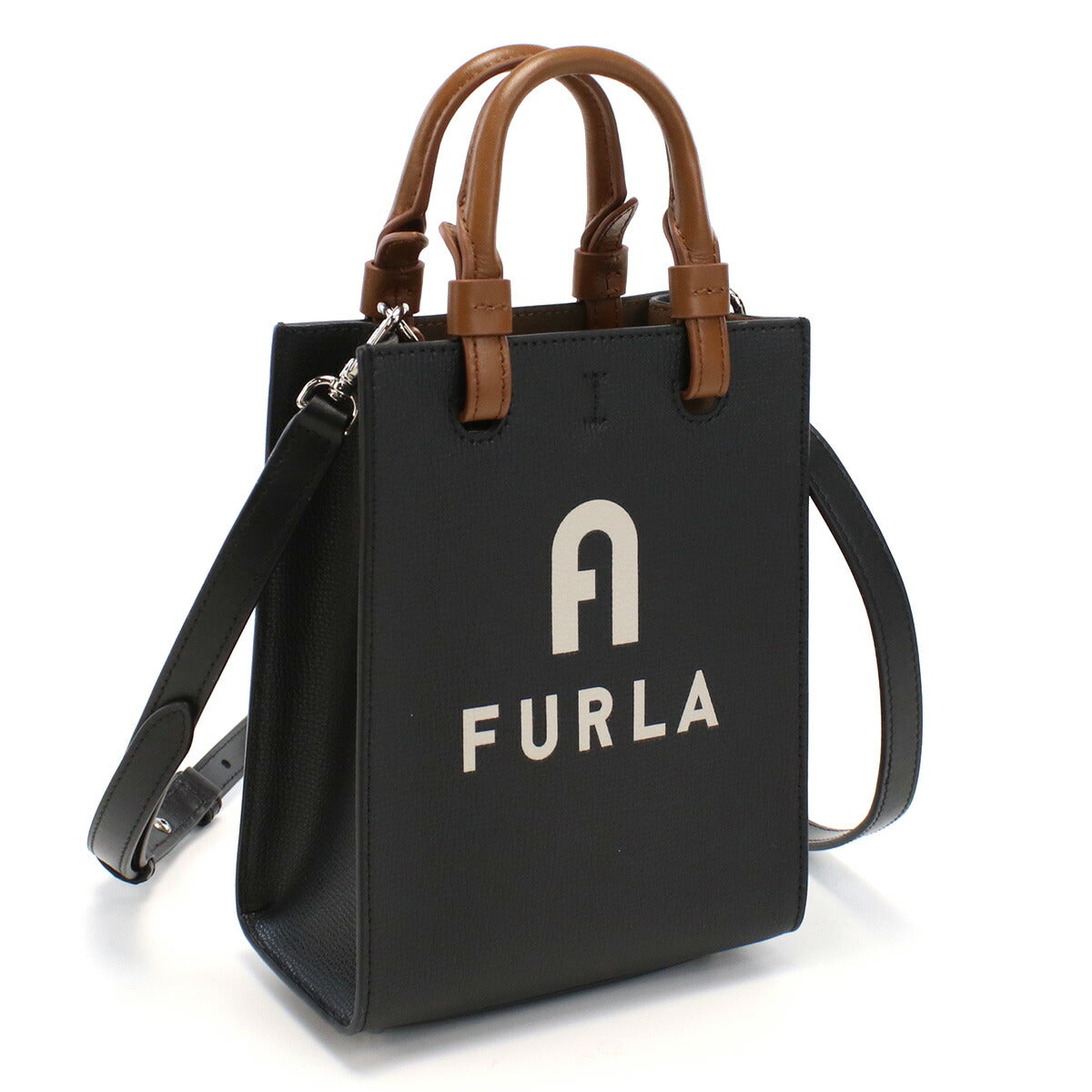 フルラ ハンドバッグ レディース レザー WB00729 NERO+PERLA ブラック バッグ FURWB00729011