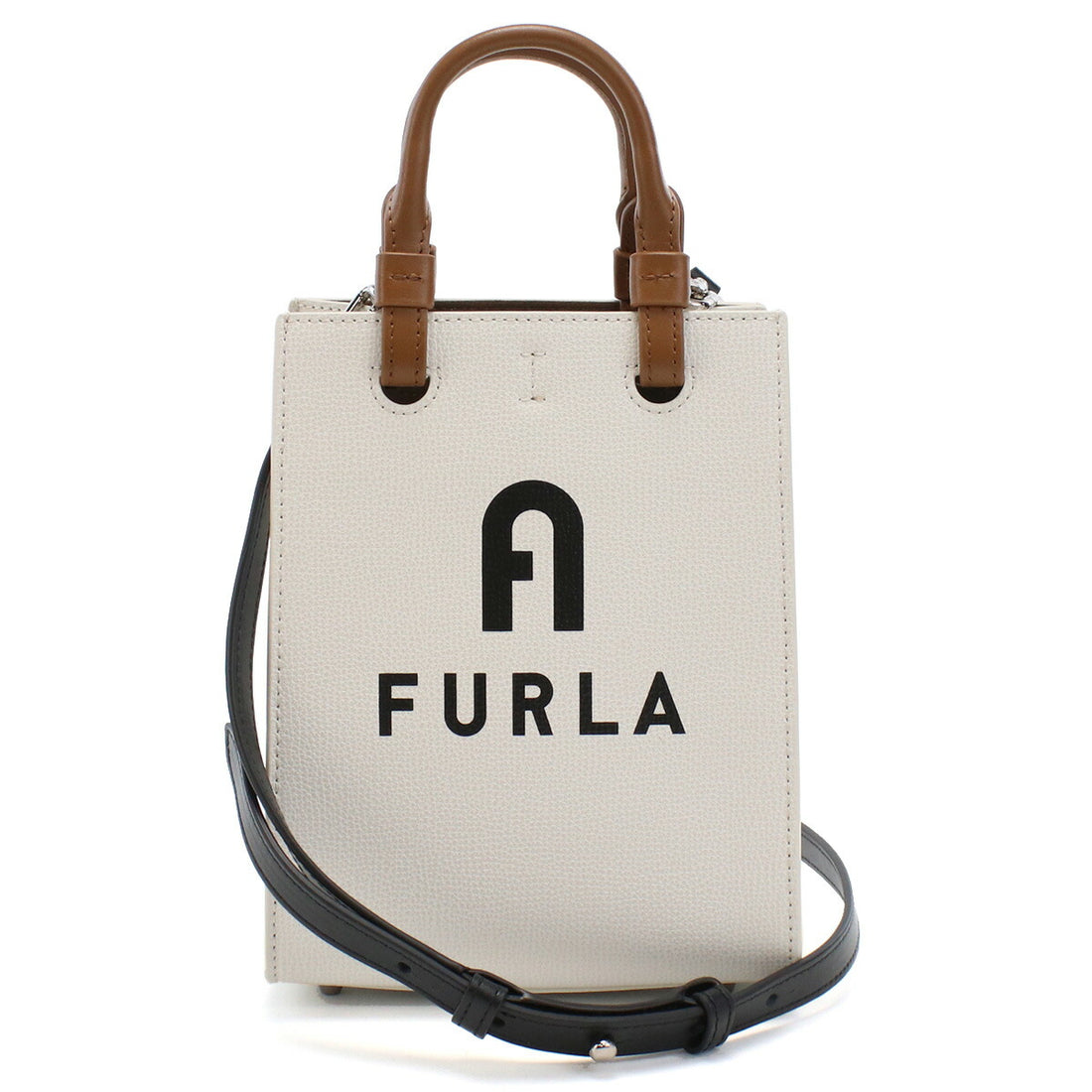 フルラ ハンドバッグ レディース レザー WB00729 MARSHMALLOW+NERO ホワイト系 バッグ FURWB00729021