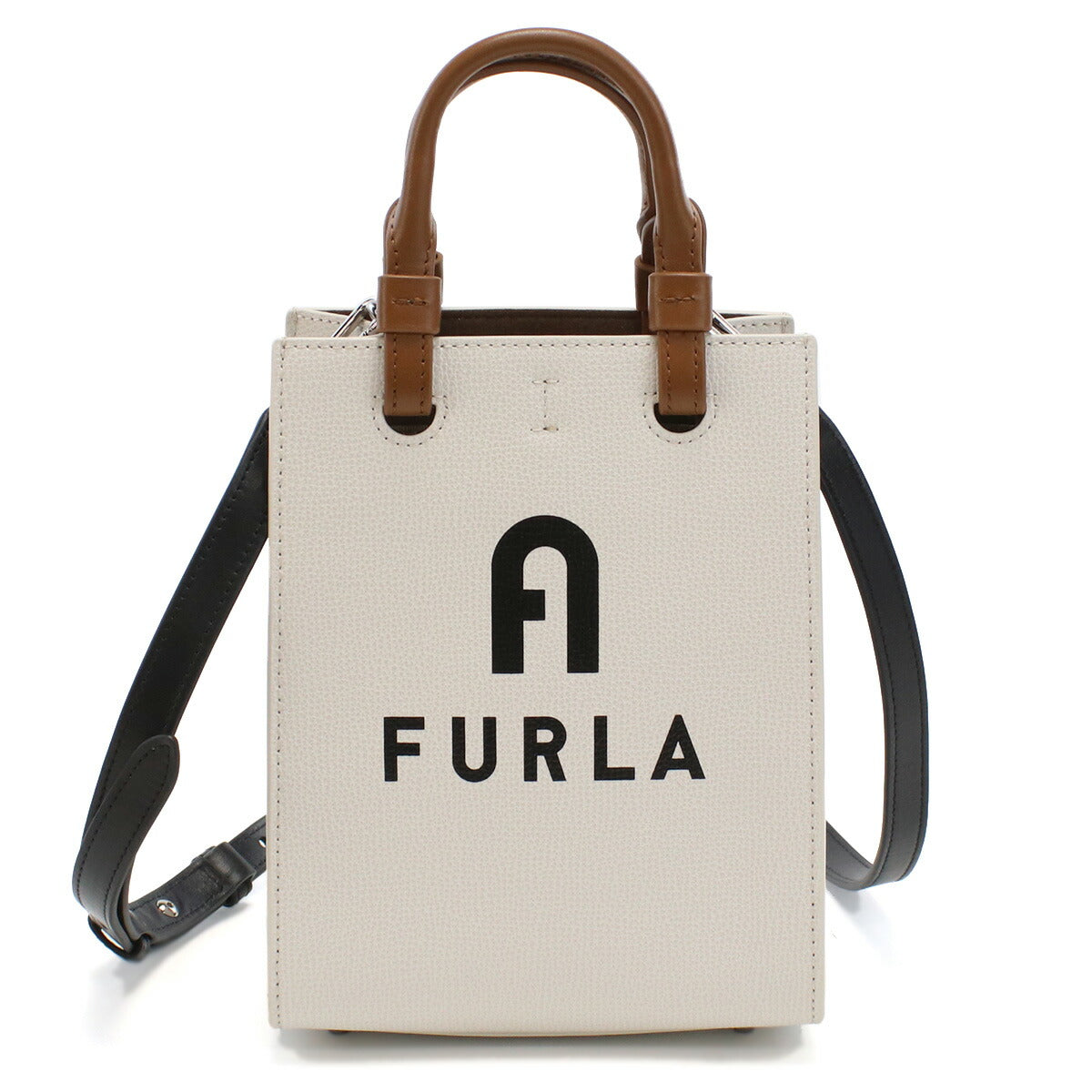 フルラ ハンドバッグ レディース レザー WB00729 MARSHMALLOW+NERO ホワイト系 バッグ FURWB00729021