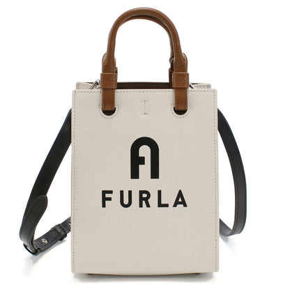フルラ ハンドバッグ レディース レザー WB00729 MARSHMALLOW+NERO ホワイト系 バッグ FURWB00729021