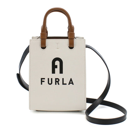 フルラ ハンドバッグ レディース レザー WB00729 MARSHMALLOW+NERO ホワイト系 バッグ FURWB00729021