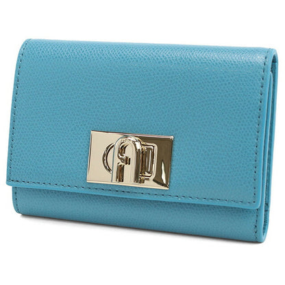 フルラ 三折財布 レディース ブランド Furla FURLA 1927 レザー WP00225 ブルー 財布 FURWP00225051