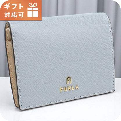 フルラ 二折財布小銭入付き レディース ブランド Furla FURLA CAMELIA レザー WP00304 ブルー 財布 FURWP00304121
