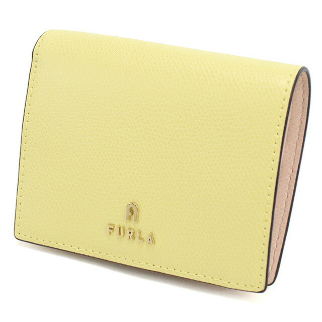 フルラ 二折財布小銭入付き レディース ブランド FURLA FURLA CAMELIA レザー WP00304 イエロー 財布 FURWP00304161