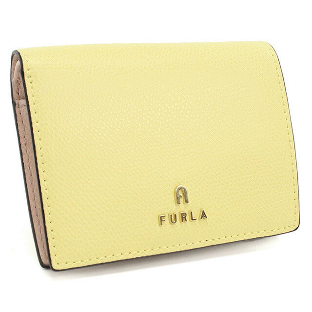 フルラ 二折財布小銭入付き レディース ブランド FURLA FURLA CAMELIA レザー WP00304 イエロー 財布 FURWP00304161