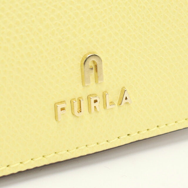フルラ 二折財布小銭入付き レディース ブランド FURLA FURLA CAMELIA レザー WP00304 イエロー 財布 FURWP00304161