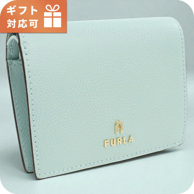 フルラ 二折財布小銭入付き レディース ブランド FURLA FURLA CAMELIA レザー WP00304 ブルー 財布 FURWP00304181