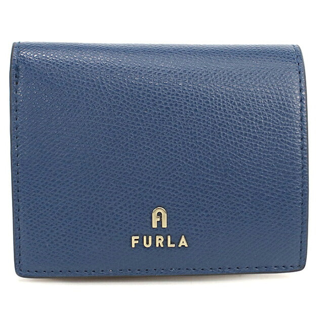 フルラ 二つ折り財布 二折財布小銭入付き 二つ折り財布 二折財布 コンパクト レディース ブランド FURLA FURLA CAMELIA レザー WP00304 ブルー FURWP00304241