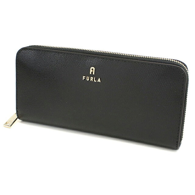 フルラ 長財布ラウンドファスナー レディース ブランド FURLA FURLA CAMELIA レザー WP00313 ブラック FURWP00313011