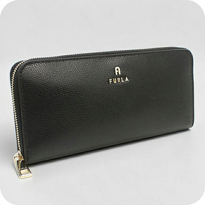 フルラ 長財布ラウンドファスナー レディース ブランド FURLA FURLA CAMELIA レザー WP00313 ブラック FURWP00313011