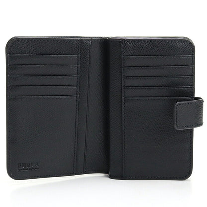フルラ 二つ折り財布 二折財布小銭入付き 二つ折り財布 二折財布 コンパクト レディース ブランド FURLA FURLA CAMELIA レザー WP00314 ブラック FURWP00314011