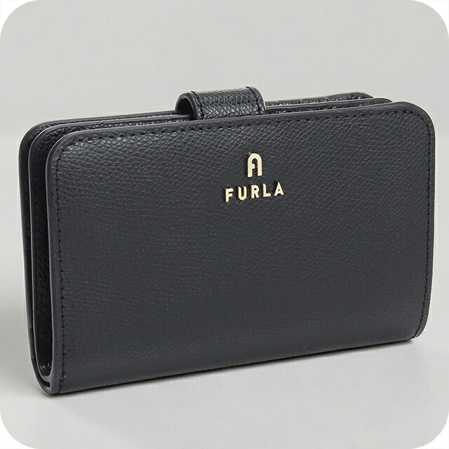 フルラ 二つ折り財布 二折財布小銭入付き 二つ折り財布 二折財布 コンパクト レディース ブランド FURLA FURLA CAMELIA レザー WP00314 ブラック FURWP00314011