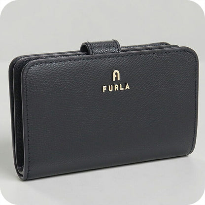 フルラ 二つ折り財布 二折財布小銭入付き 二つ折り財布 二折財布 コンパクト レディース ブランド FURLA FURLA CAMELIA レザー WP00314 ブラック FURWP00314011