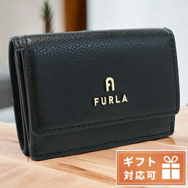 フルラ 三折財布小銭入付き レディース ブランド FURLA レザー WP00318 NERO ブラック 財布 FURWP00318011