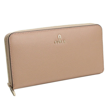 フルラ 長財布ラウンドファスナー レディース ブランド FURLA FURLA CAMELIA レザー WP00322 CAMEO+BALLERINA ベージュ系 財布 FURWP00322061