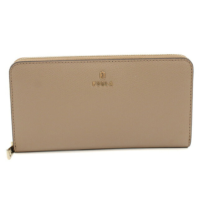 フルラ 長財布ラウンドファスナー レディース ブランド FURLA FURLA CAMELIA レザー WP00322 ベージュ FURWP00322111