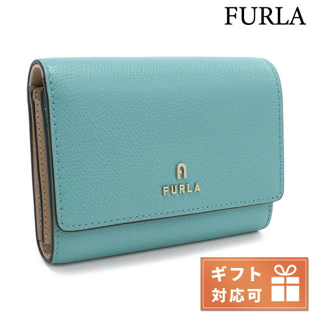 フルラ 二折財布小銭入付き レディース ブランド レザー WP00325 ZEFIRO+BALLERINA ブルー系 財布 FURWP00325041
