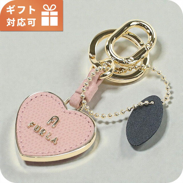 フルラ キーリング レディース ブランド FURLA FURLA CAMELIA レザー WR00434 ピンク 小物 FURWR00434061