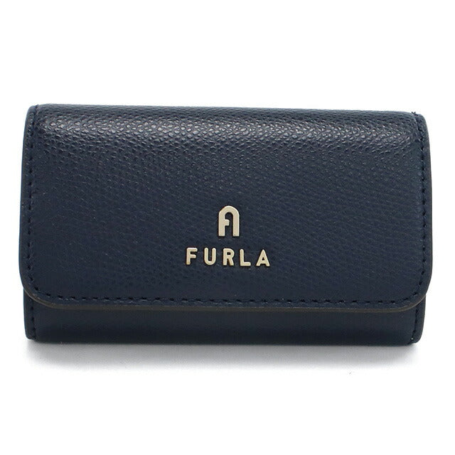 フルラ 4連キーケース レディース ブランド FURLA FURLA CAMELIA レザー WR00436 MEDITERRANEO+BALLERI ネイビー系 小物 FURWR00436061